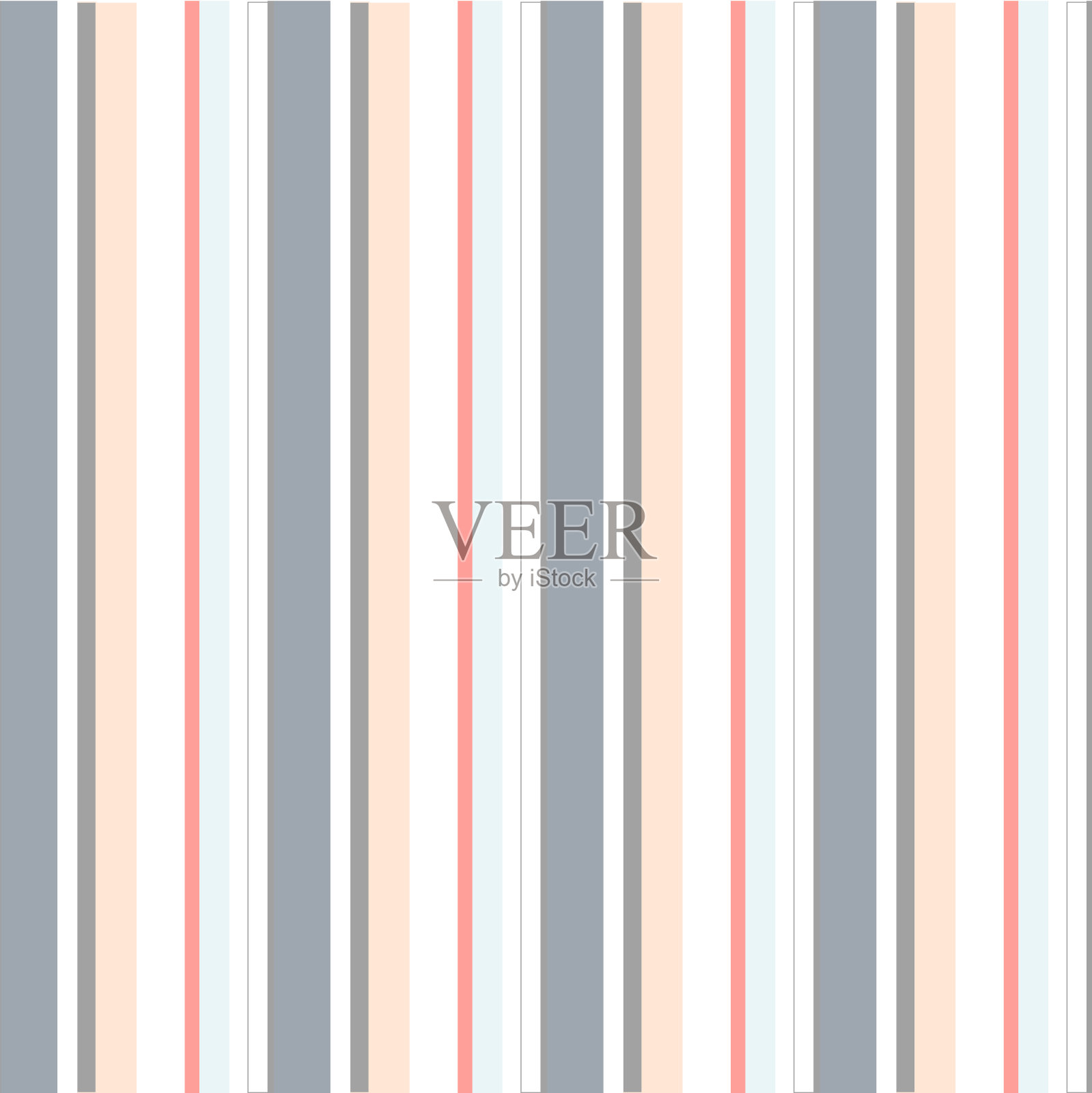 抽象向量几何无缝图案。垂直条纹。单色背景。包装纸。室内设计和织物印花。插画图片素材