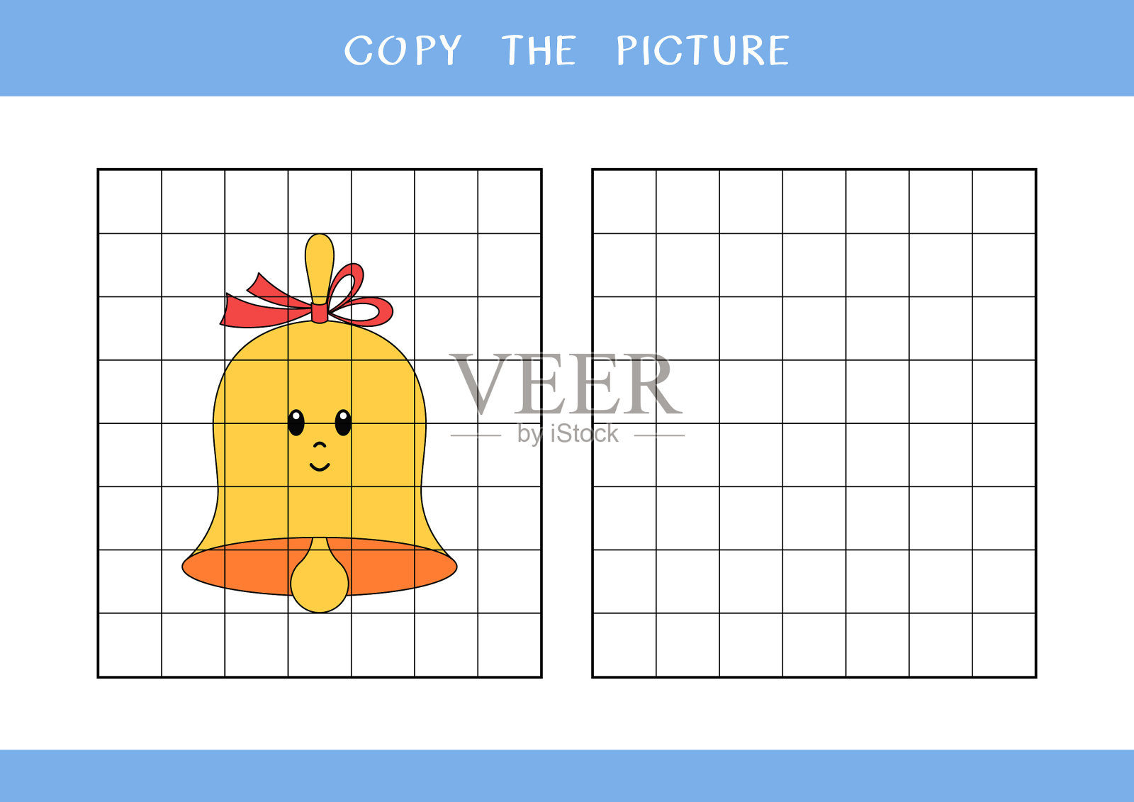 复制可爱的圣诞铃铛的图片插画图片素材