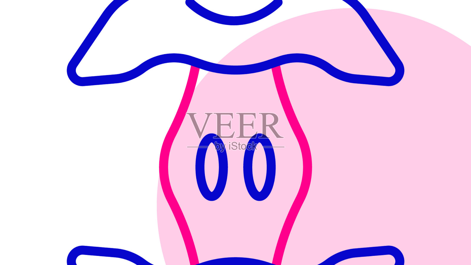 行苹果核心图标孤立在白色背景插画图片素材