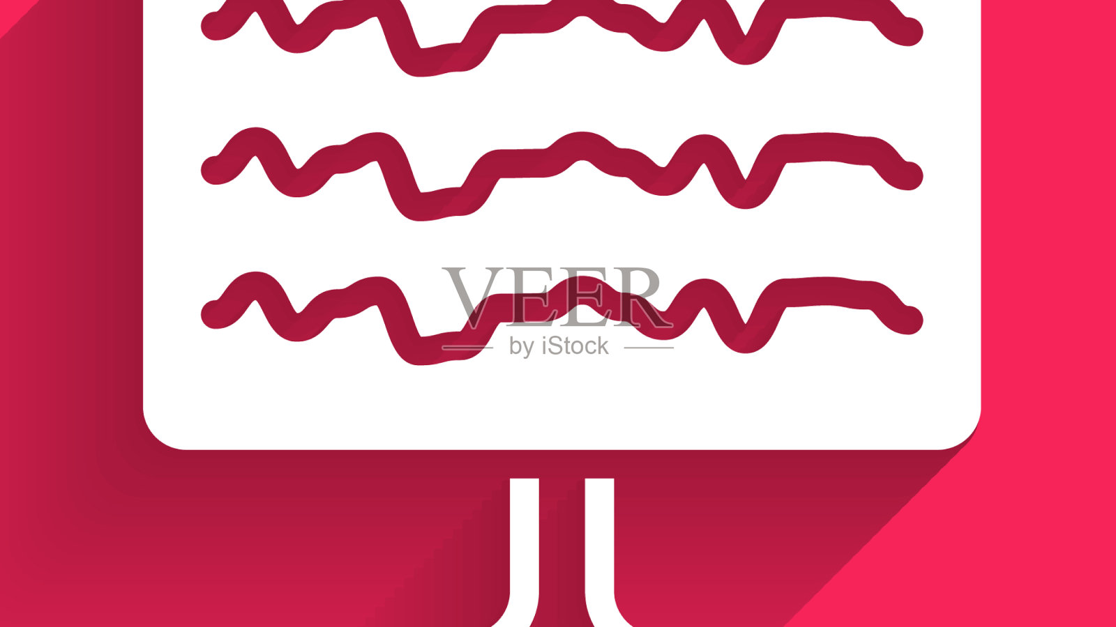 脑图白色图示，孤立长影插画图片素材