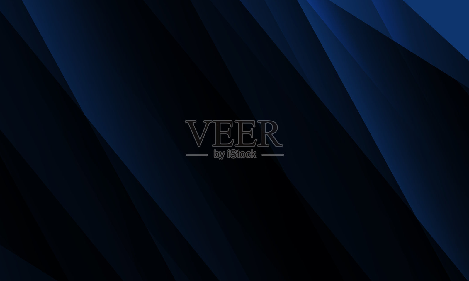 深蓝色现代抽象背景与对角线插画图片素材