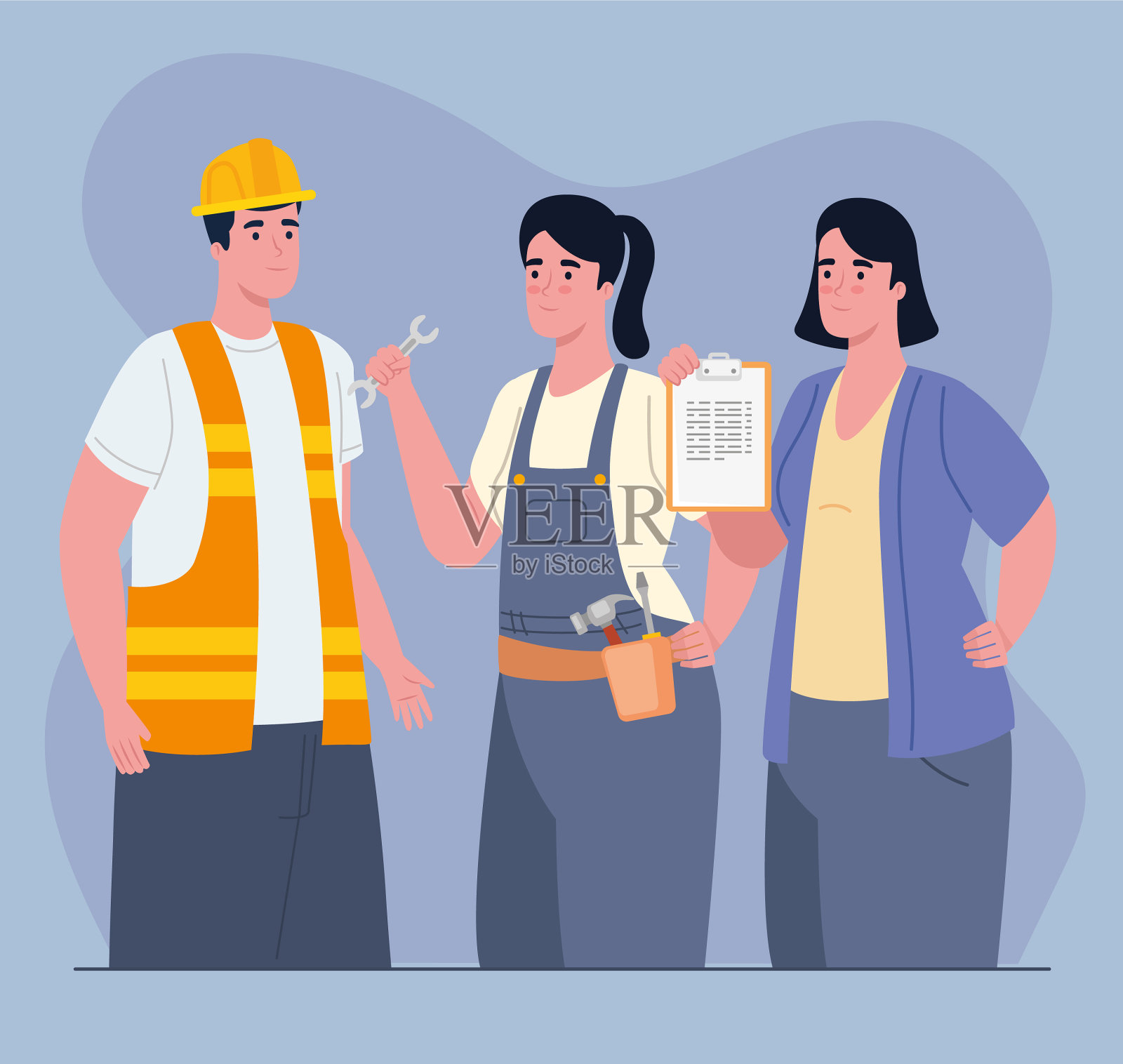 专业人员角色插画图片素材