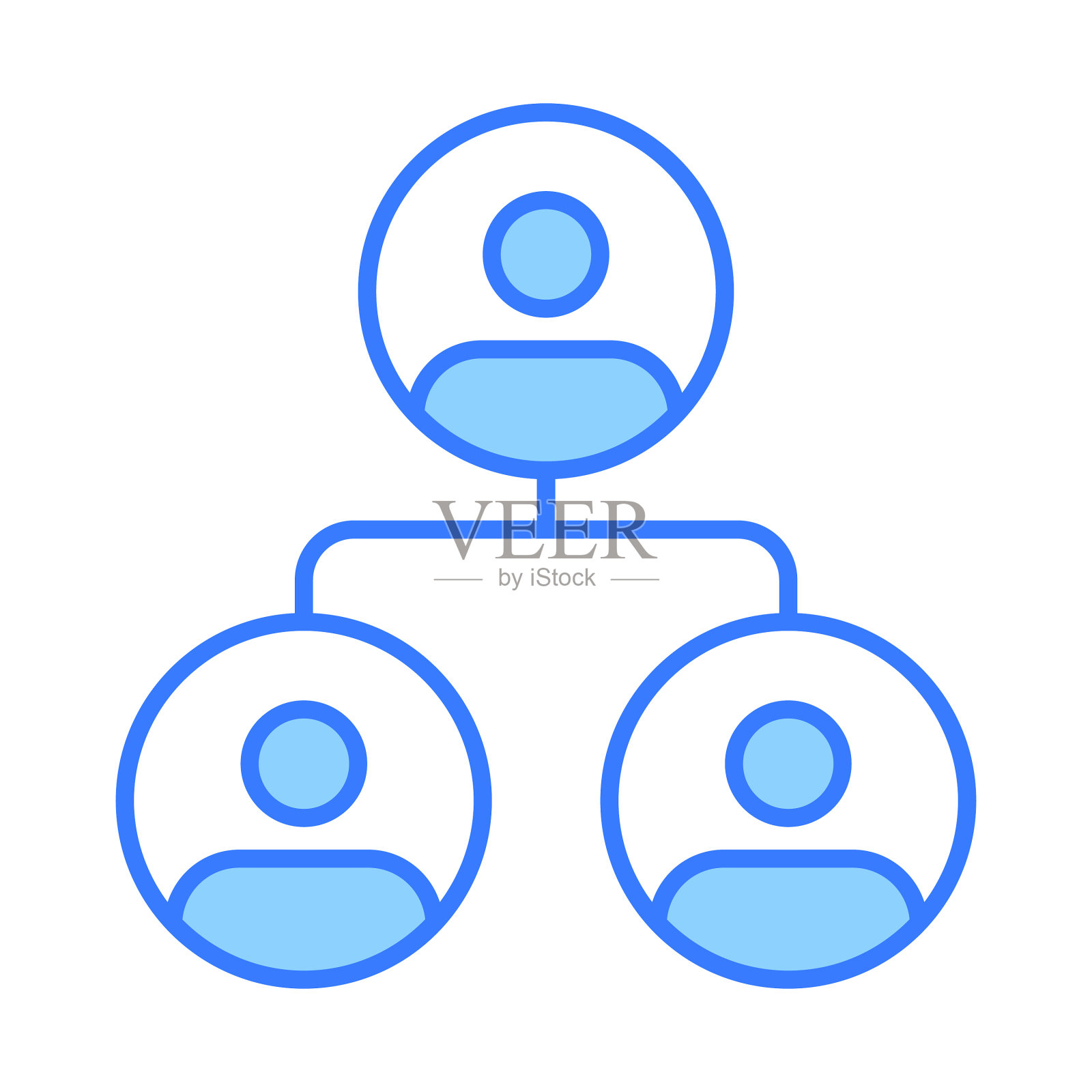 团队财务相关线图标可编辑笔画插画图片素材