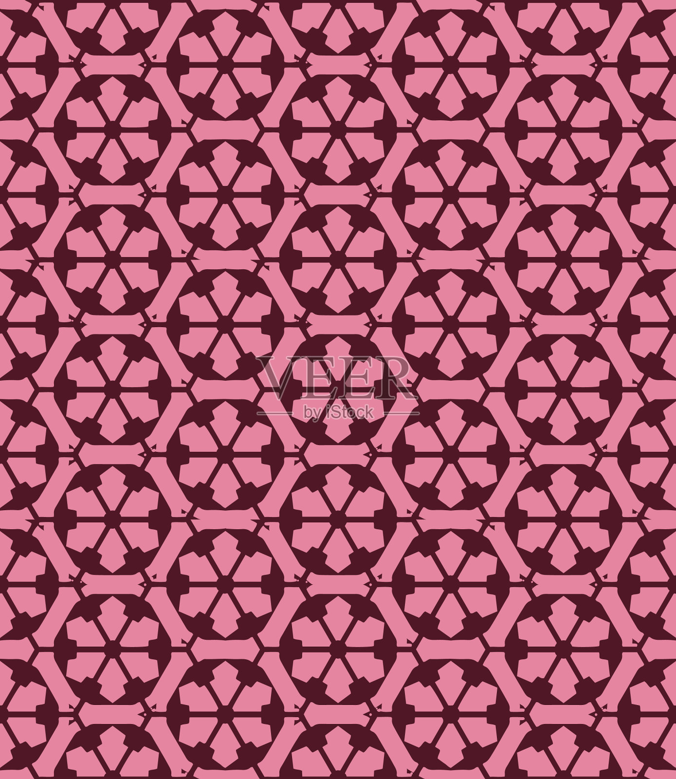 粉红色颜色无缝图案纹理和模板插画图片素材