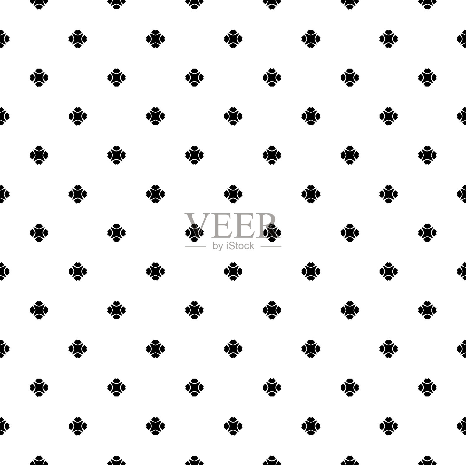 黑白无缝图案纹理插画图片素材