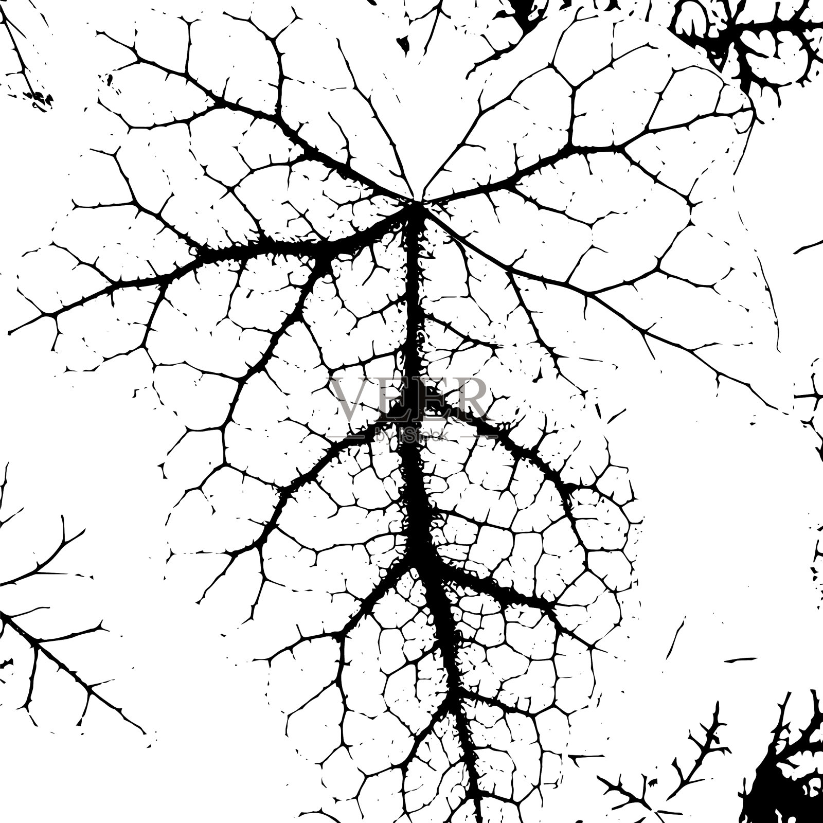 粗糙的裂纹纹理与许多裂纹和插画图片素材