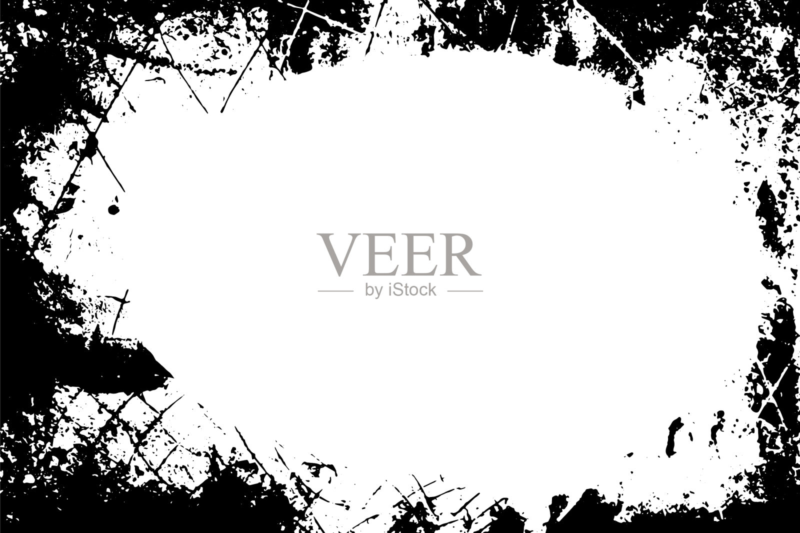 Grunge边界纹理背景抽象框架插画图片素材