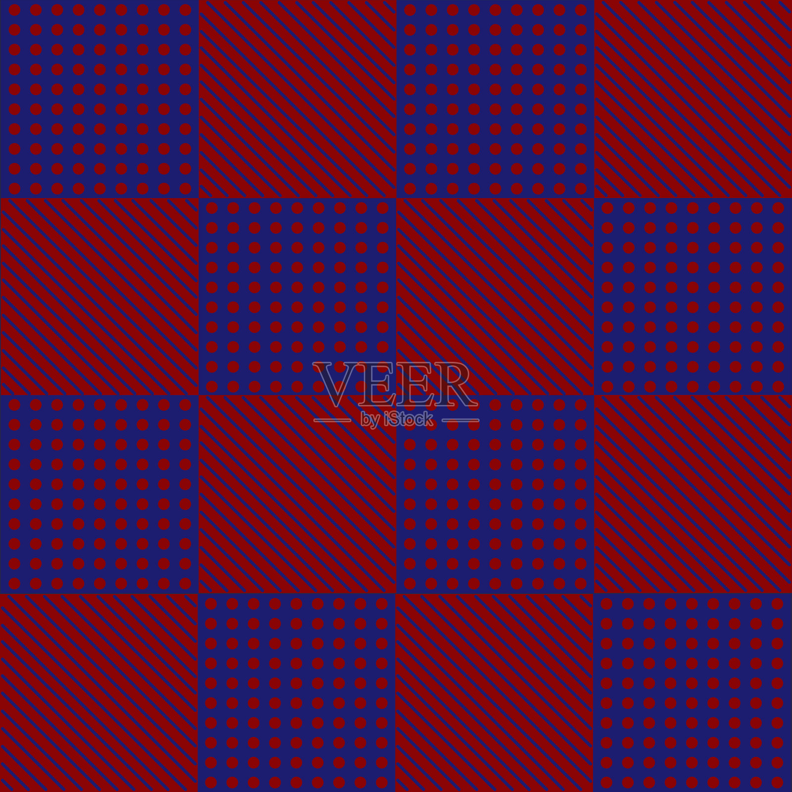 方格几何无缝图案插画图片素材