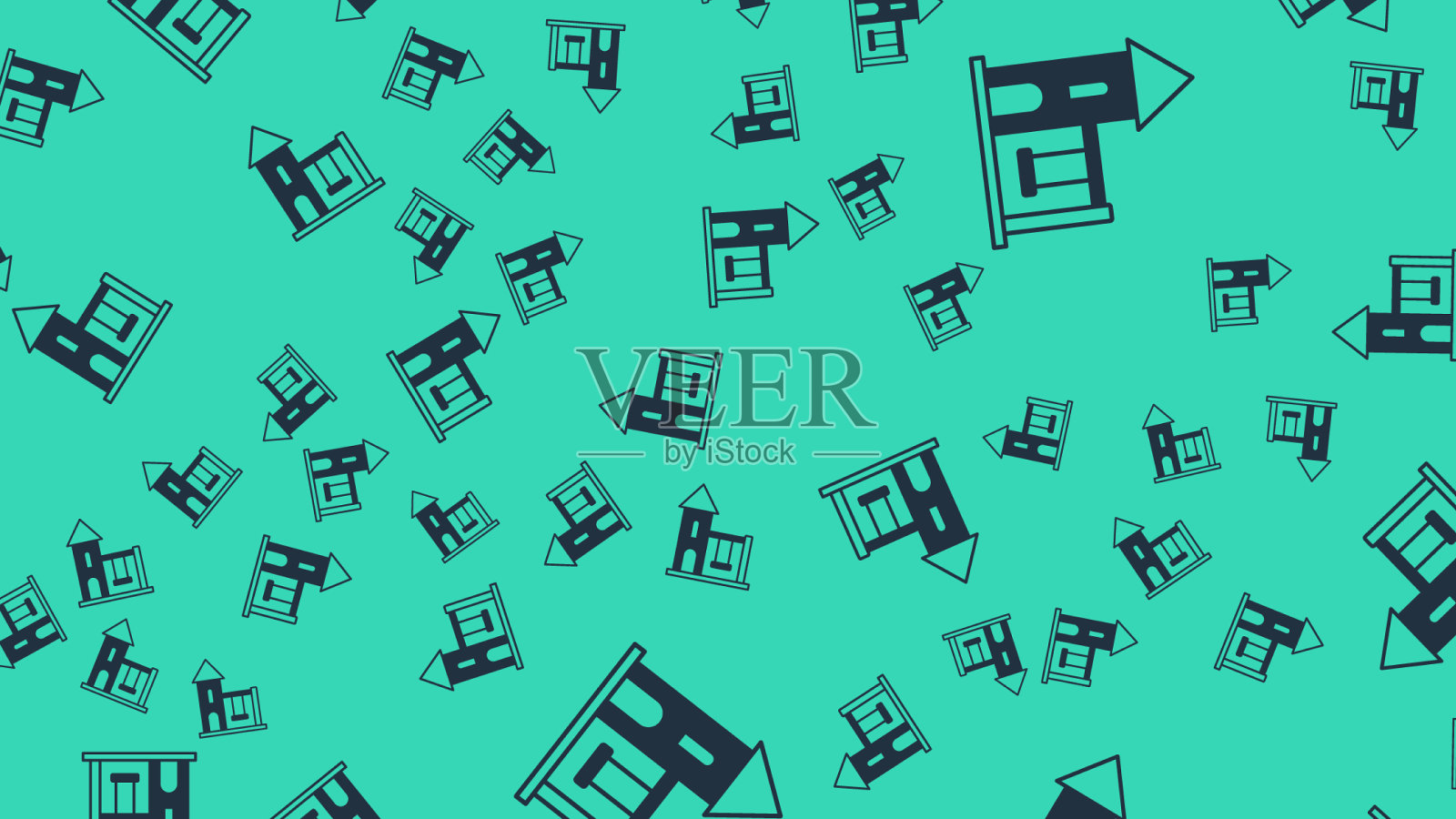 孩子们夏天在操场上玩黑色秋千插画图片素材