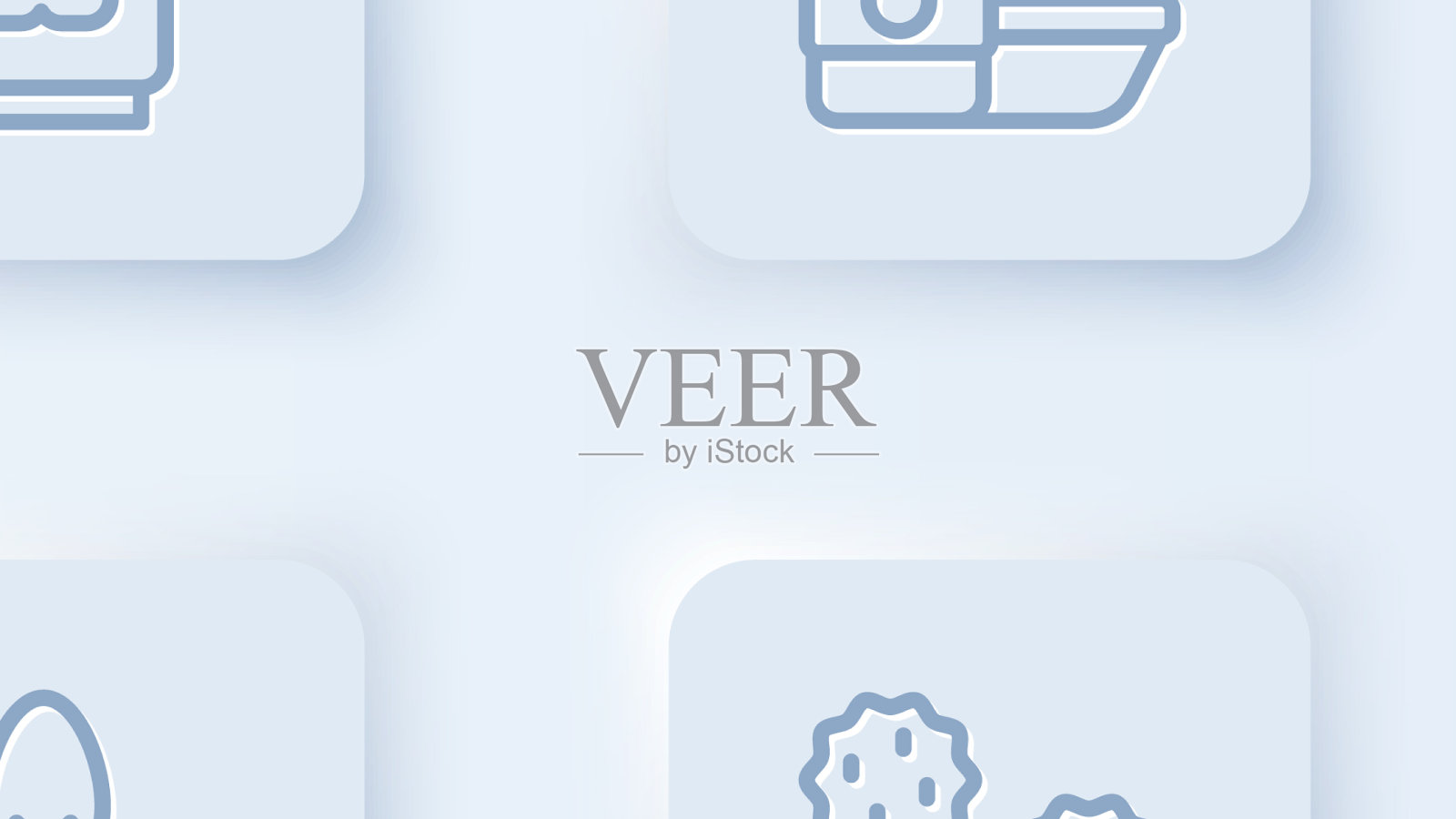 集线汽水罐在线订购食物勺子和图标素材