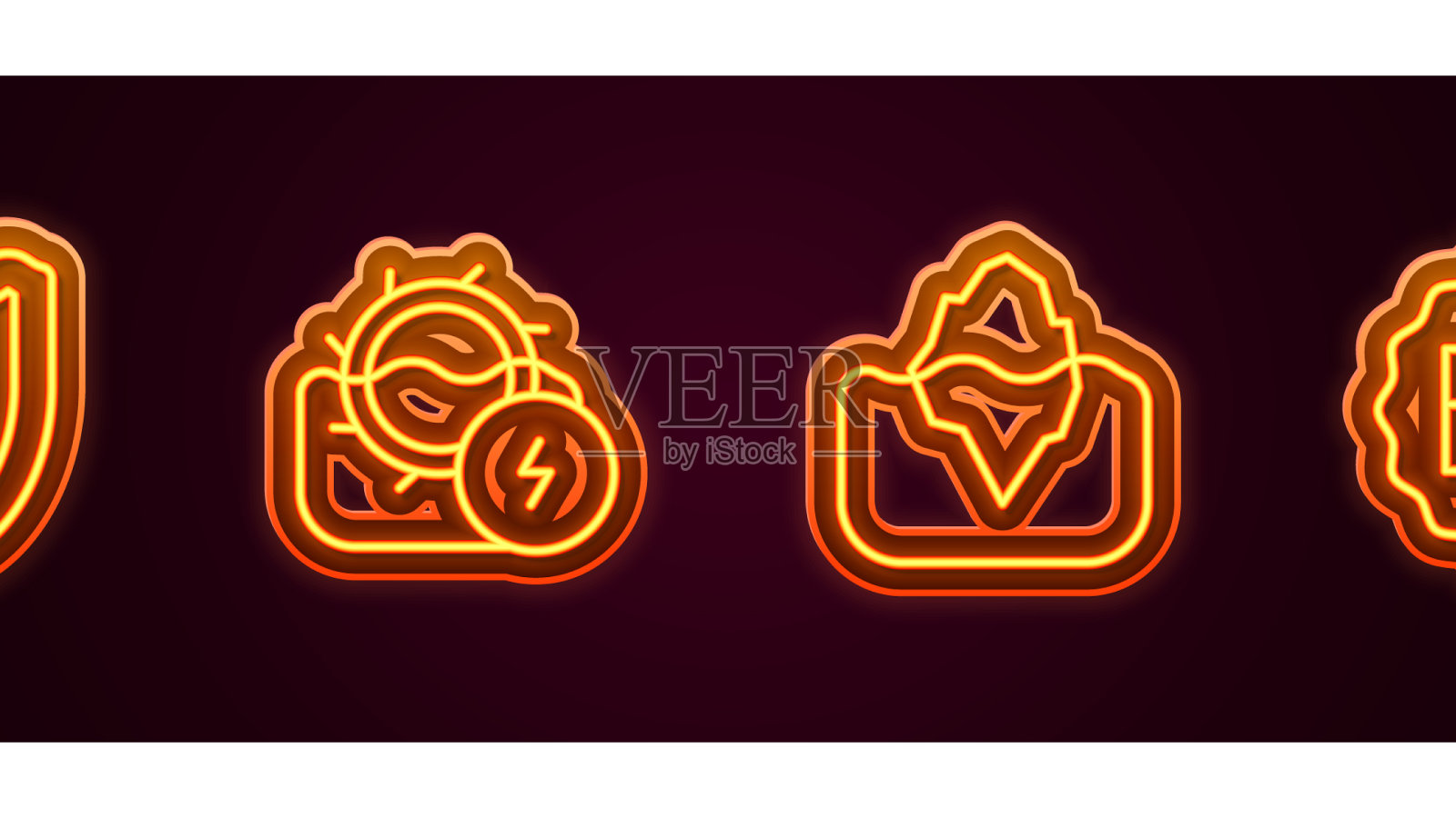 设置线盾与叶水磨冰山和图标素材