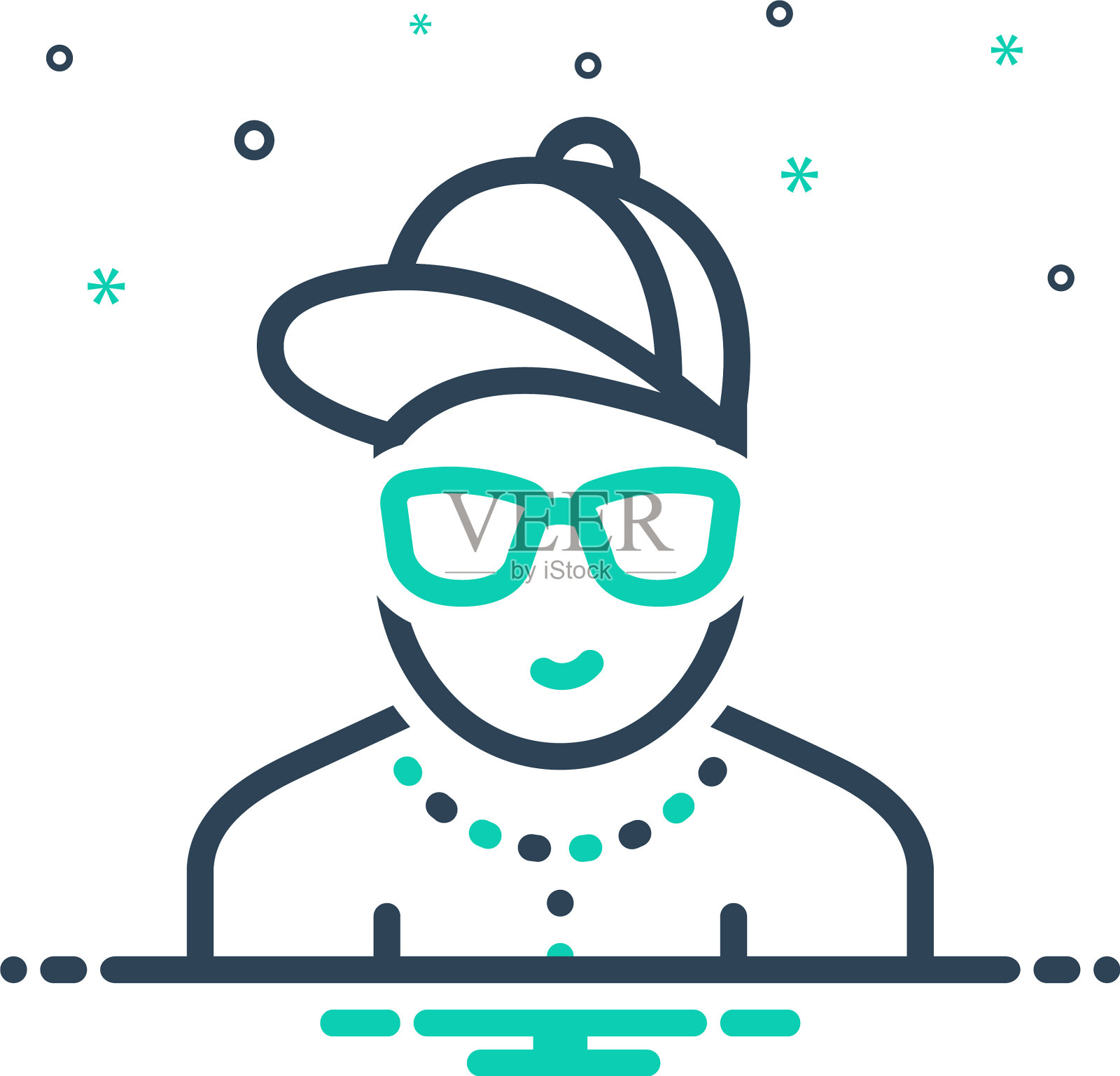 伙计插画图片素材