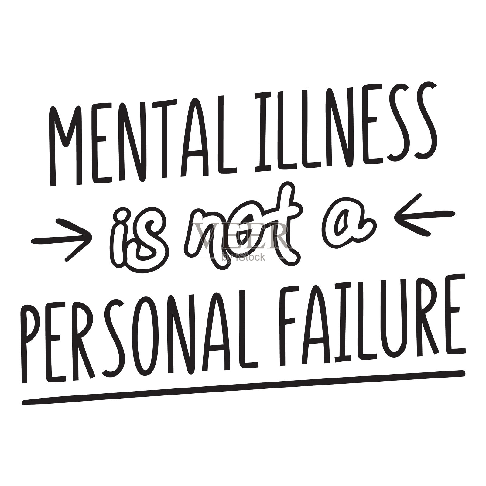 精神疾病引用中风高质量插画图片素材