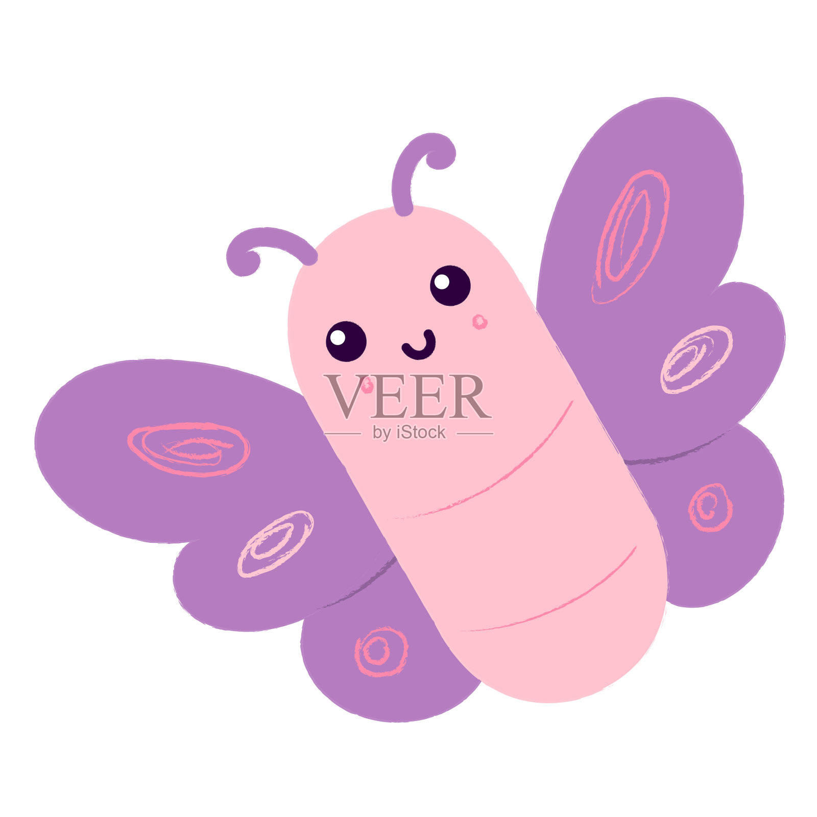 快乐蝴蝶平高品质设计元素图片