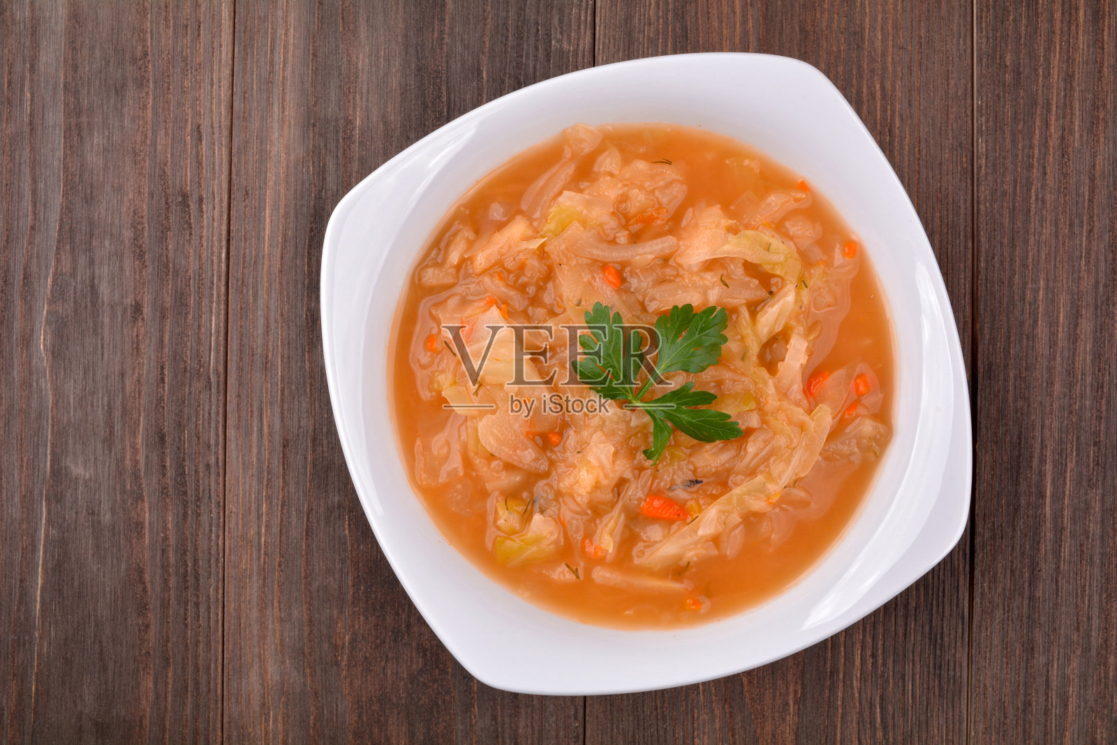 卷心菜汤照片摄影图片