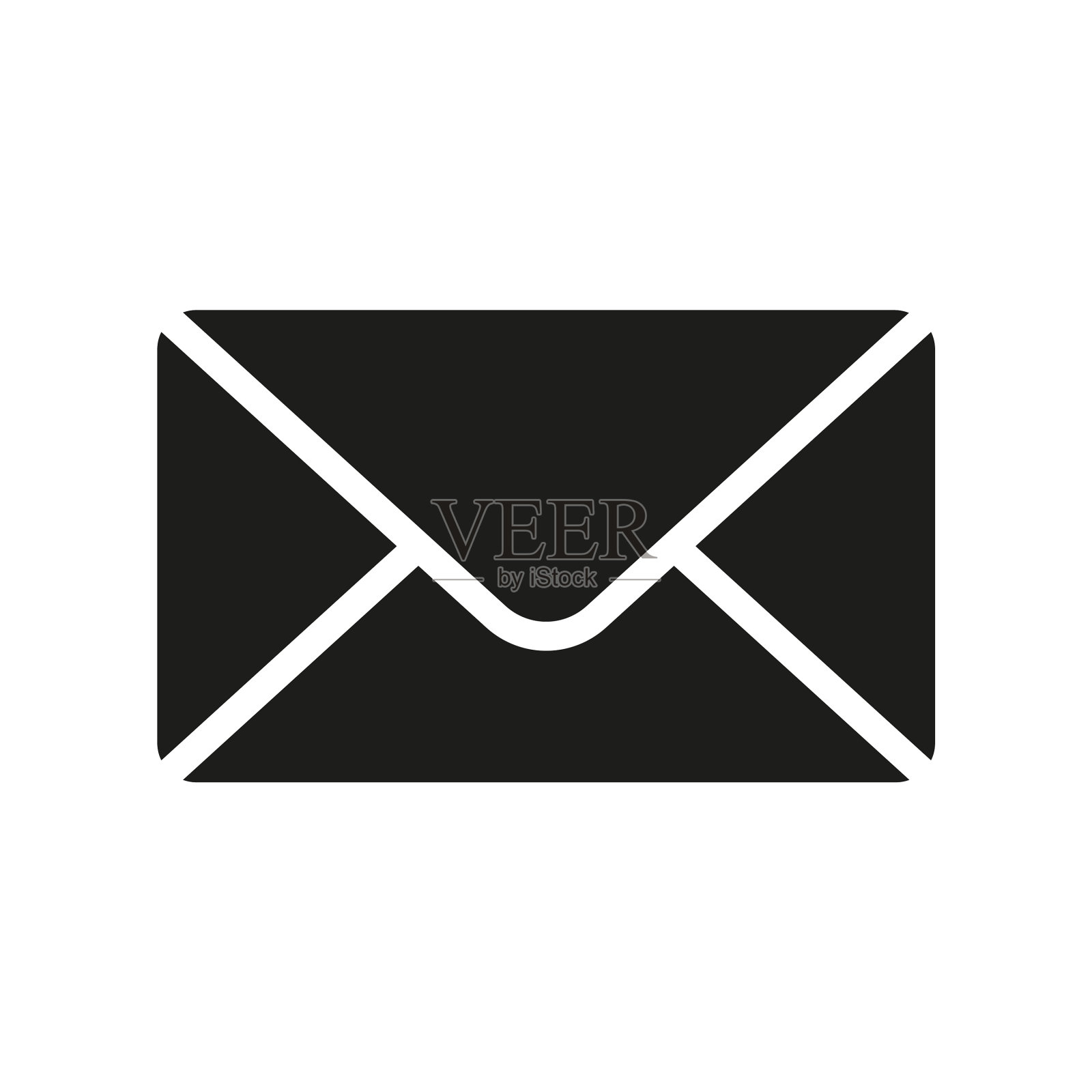 消息图标电子邮件或新闻图标素材