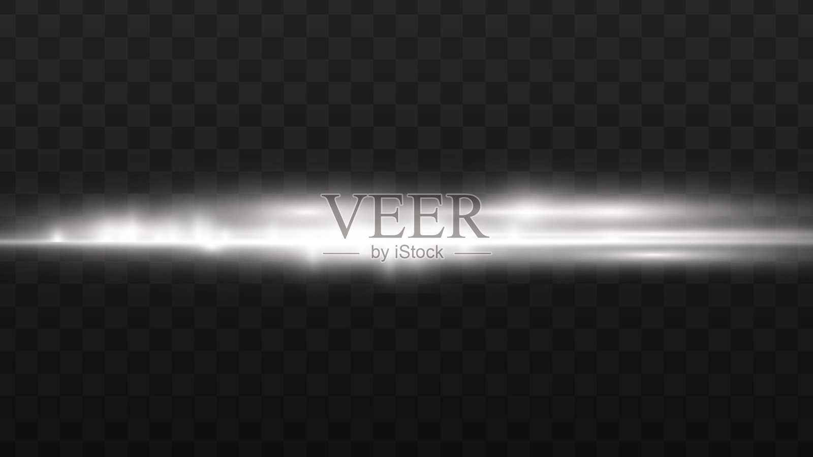 水平光线照射白线闪光眩光插画图片素材