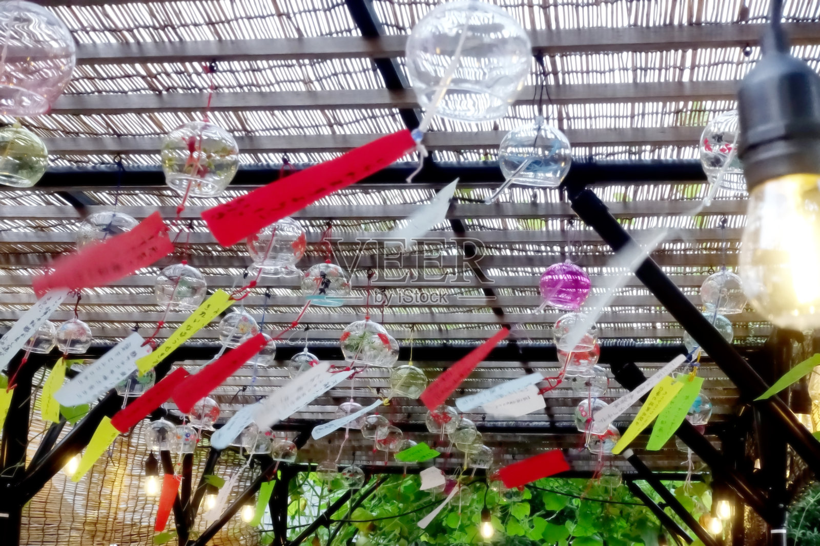 风铃，日本夏日的传统照片摄影图片