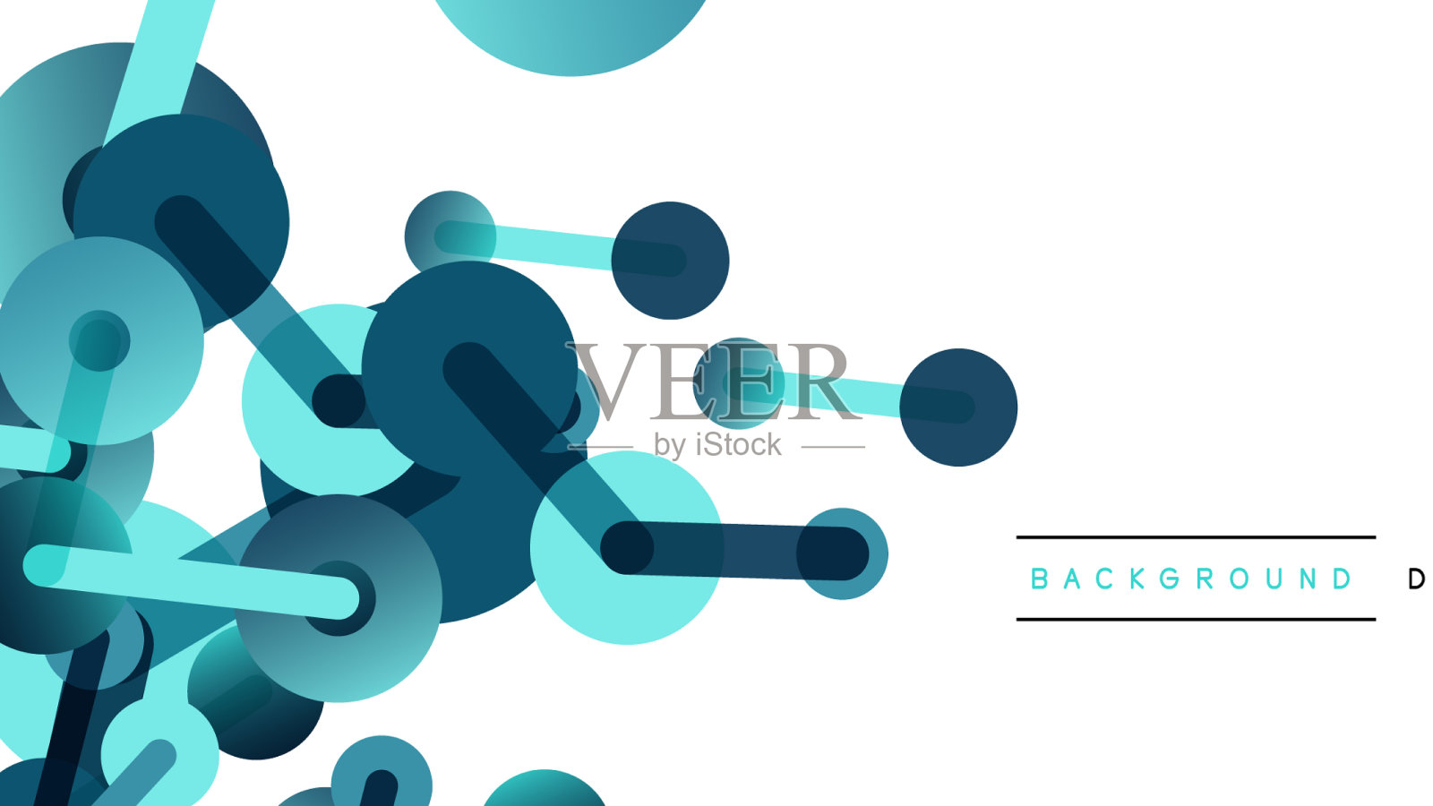 线点连接几何抽象插画图片素材