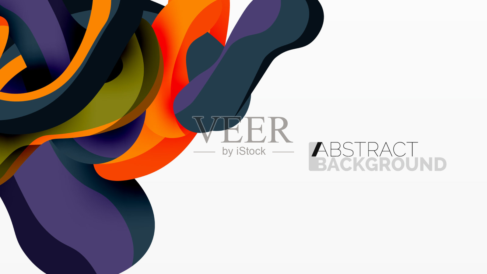 创意几何墙纸飞溅形状插画图片素材