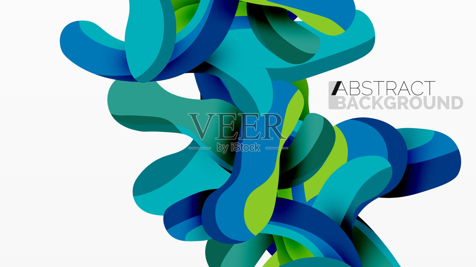 创意几何墙纸飞溅液体波插画图片素材