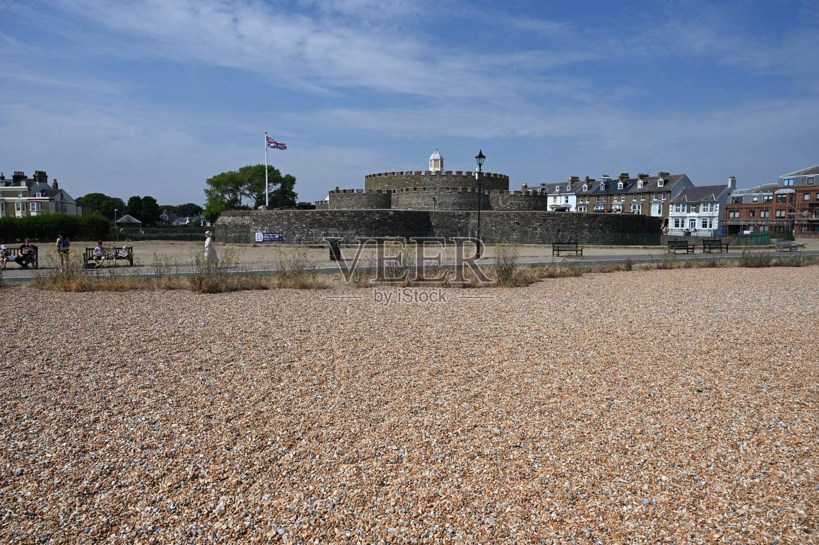 亨利八世于1539年至1540年间在肯特郡迪尔建造的炮台照片摄影图片