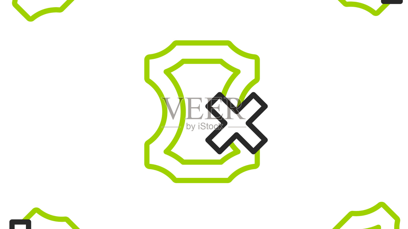 行无皮革图标孤立无缝图案上插画图片素材