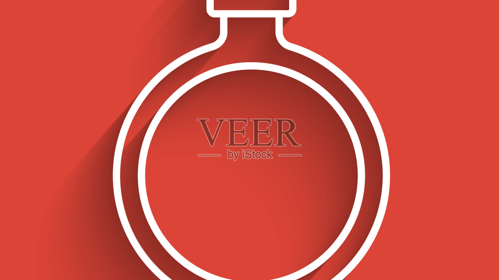 白线水壶图标孤立与图标素材