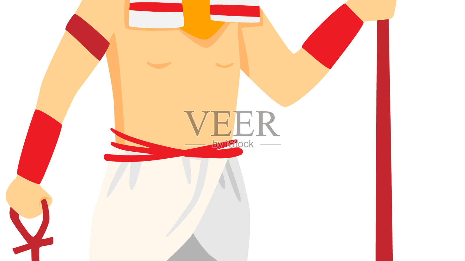 神荷鲁斯埃及作文插画图片素材