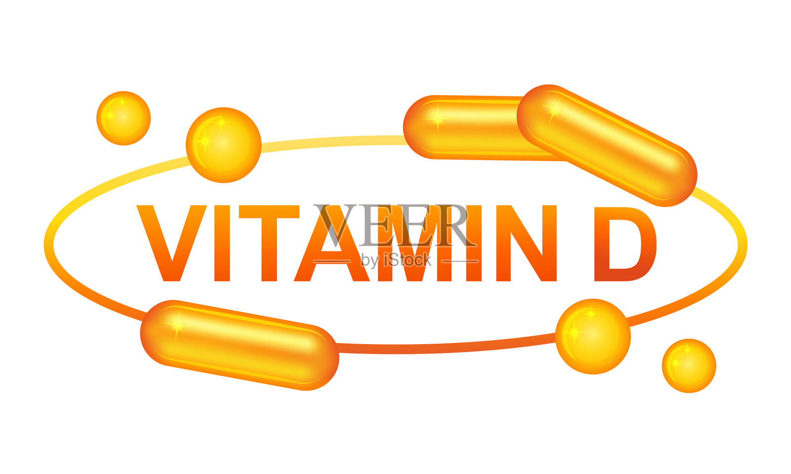 维生素d胆钙化醇医疗丸胶囊设计元素图片