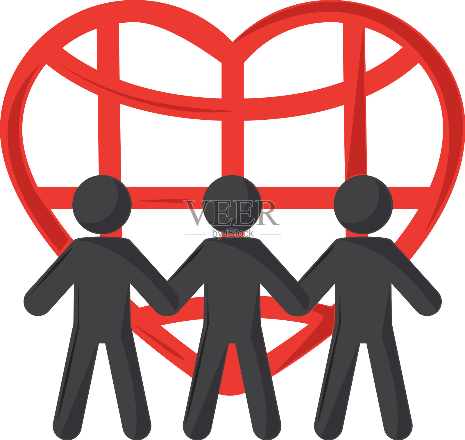 慈善心与人设计元素图片