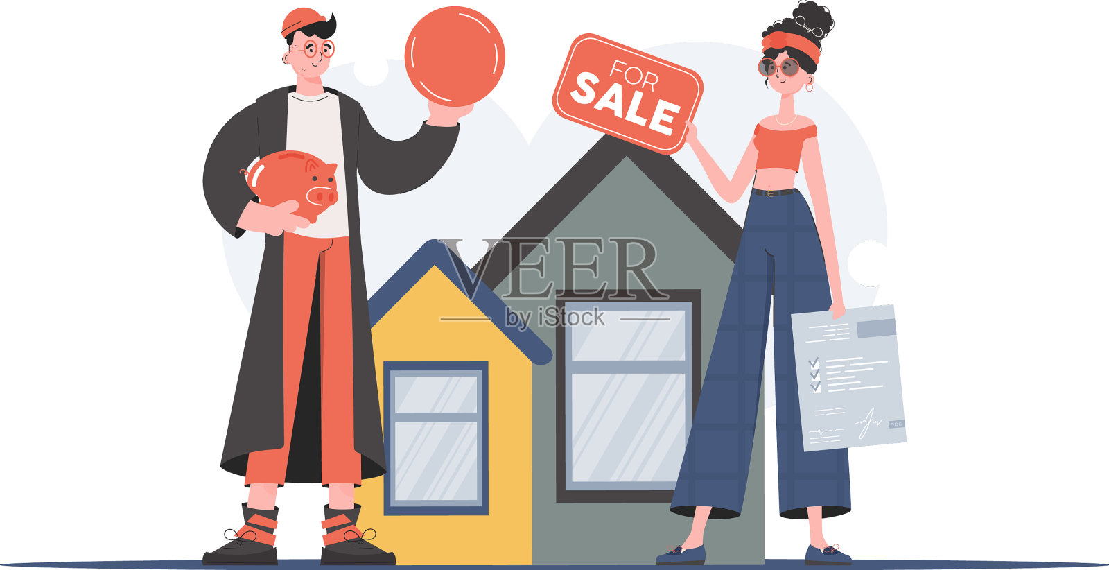 这家伙要给房地产经纪人买房子设计元素图片