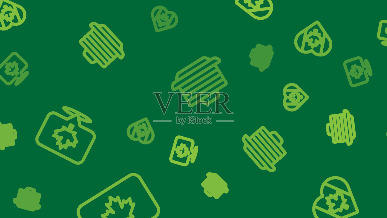 设一行叠煎饼加拿大枫叶图标素材