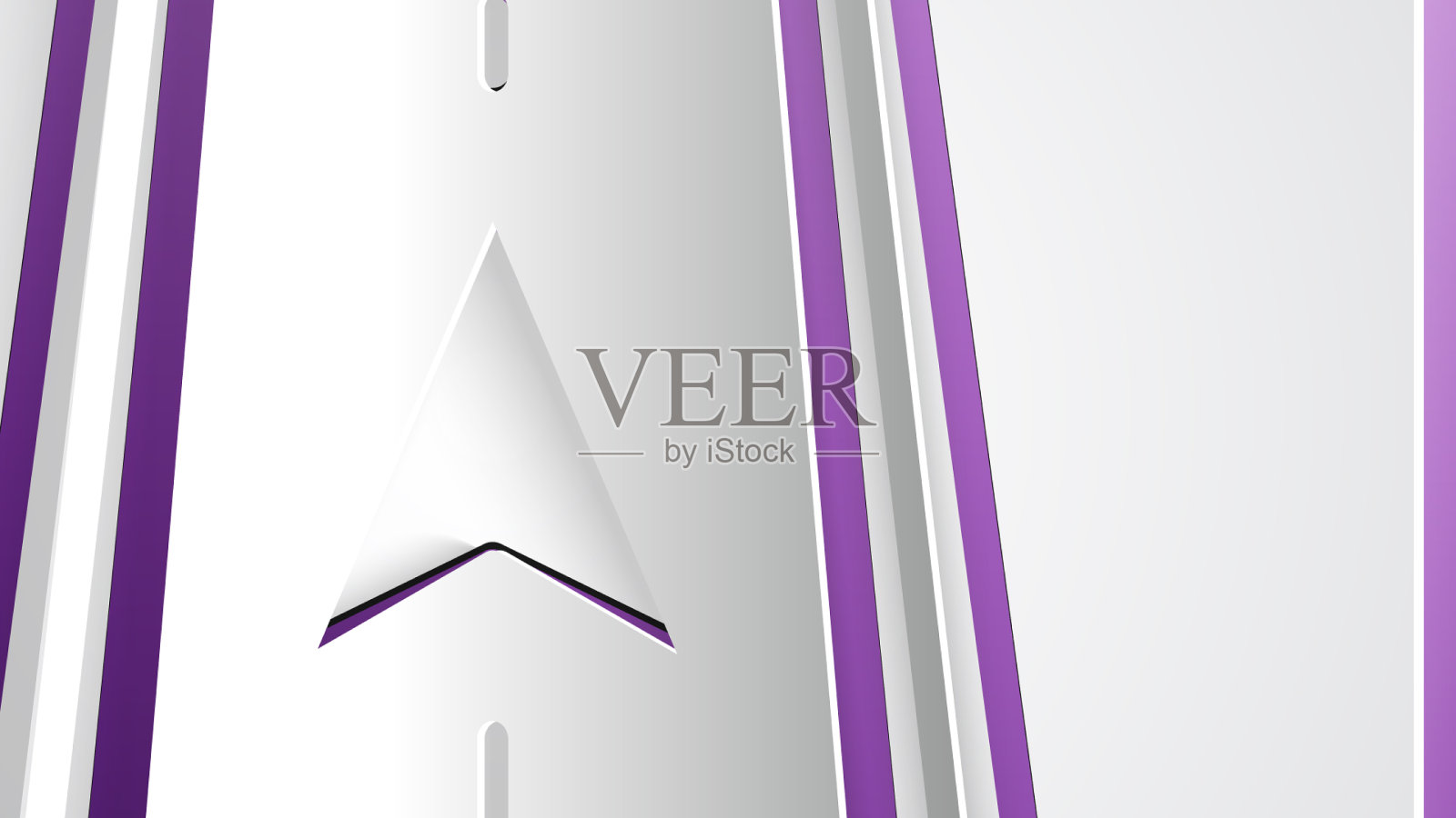 剪纸城市地图导航图标信息图插画图片素材