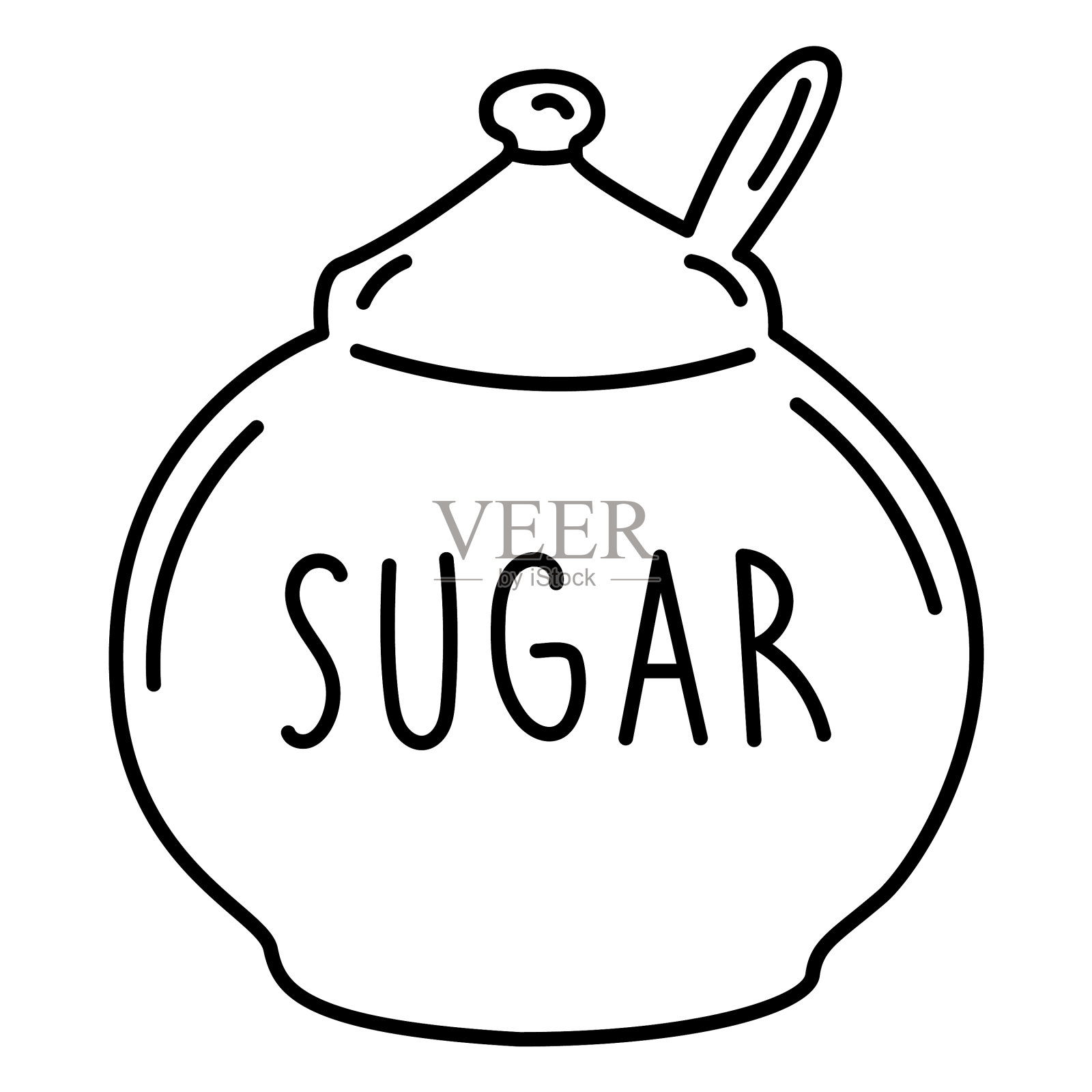 一罐糖冲程设计元素图片