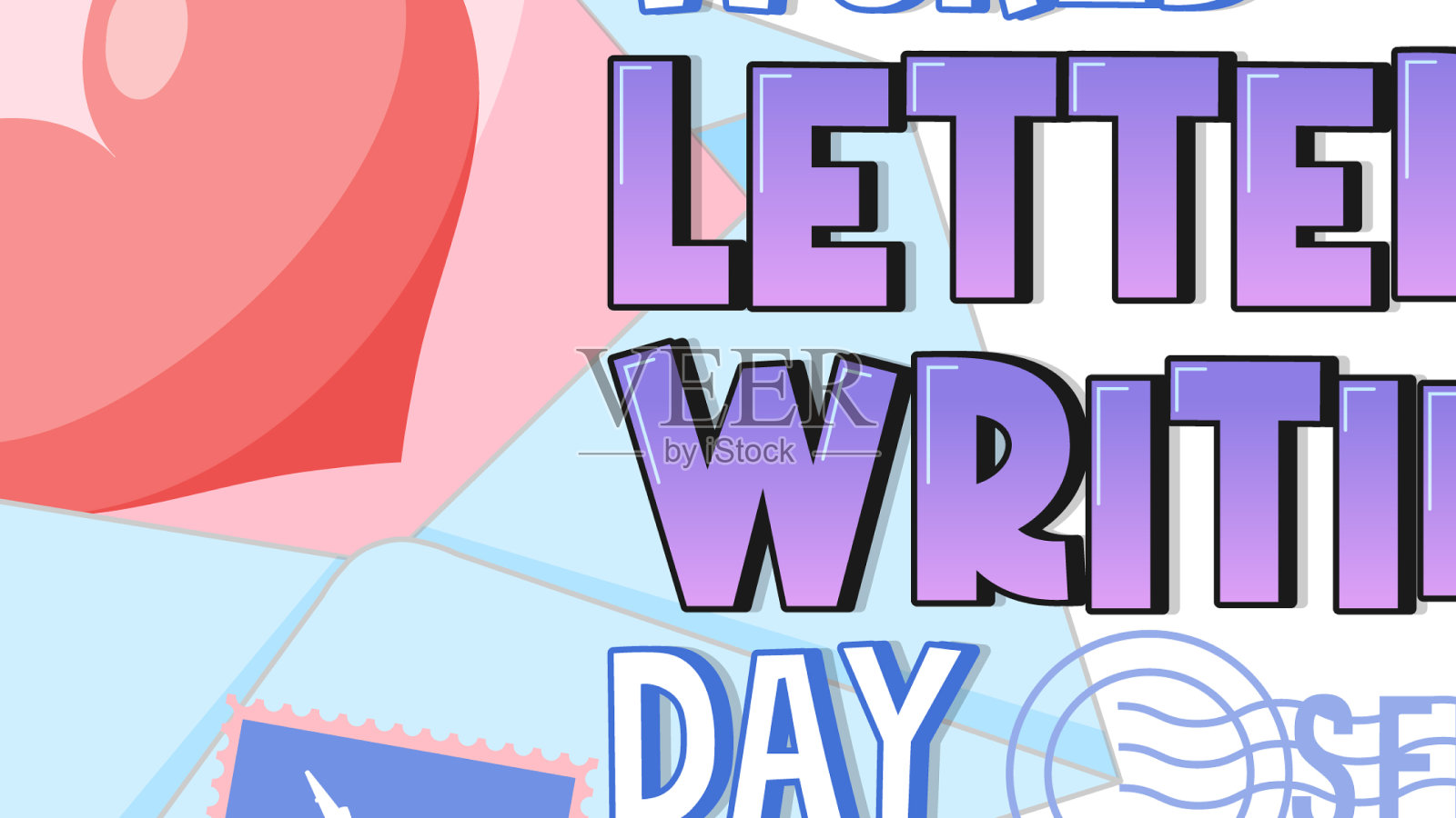 世界书信书写日海报设计设计元素图片