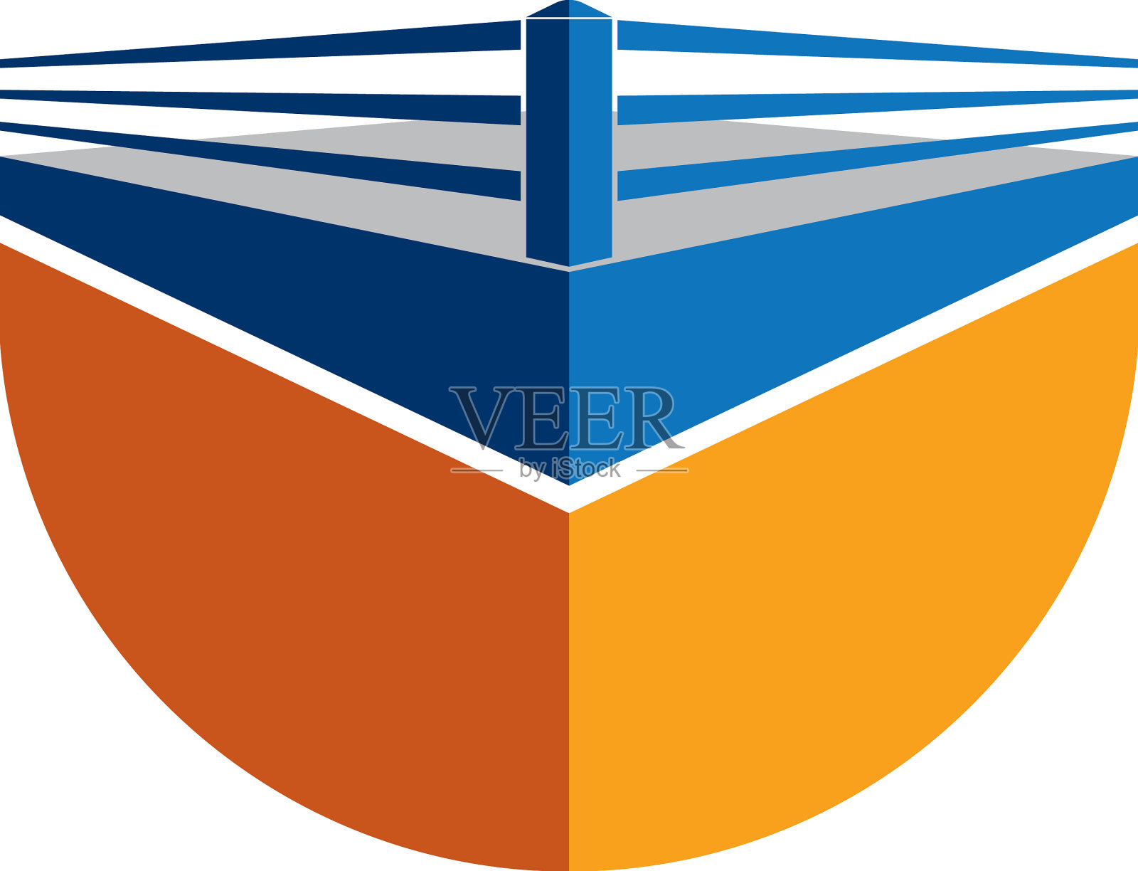 拳击环标志设计元素图片