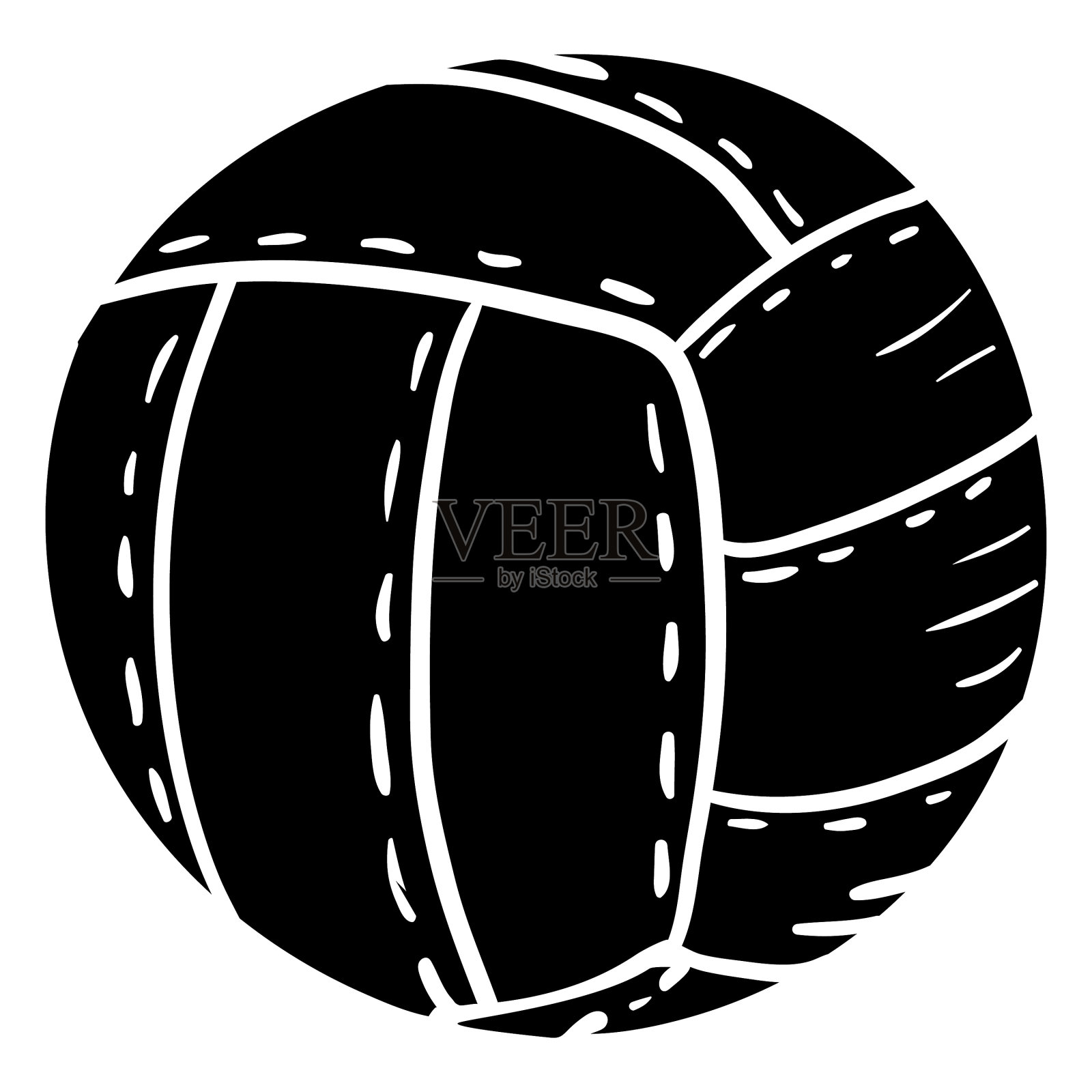 球运动的黑色设计元素图片