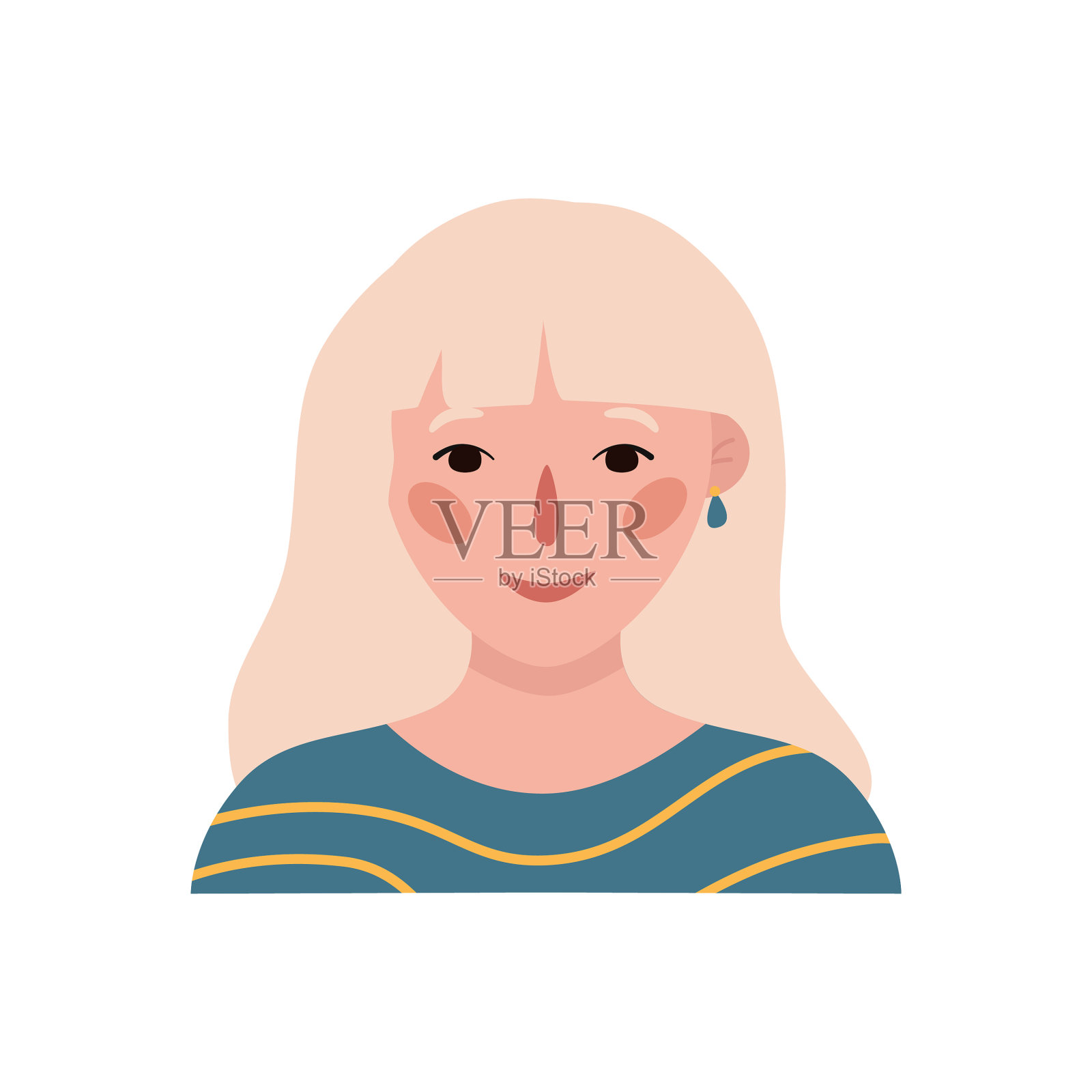 手绘平彩设计元素图片