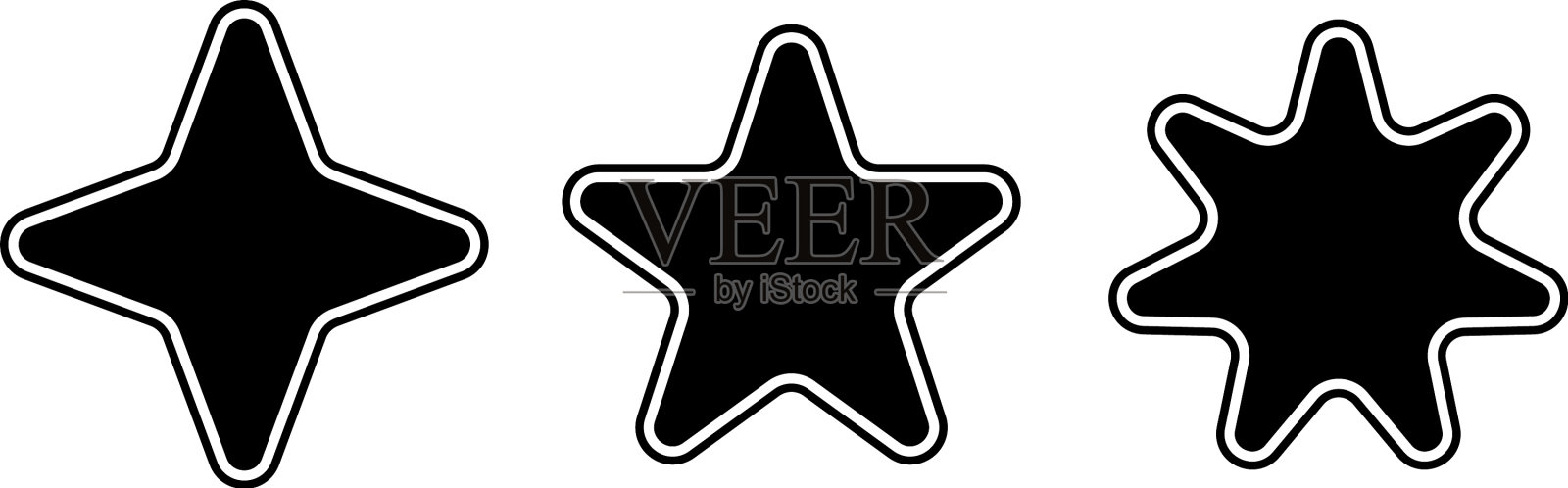 星形星形图标设计元素符号插画图片素材
