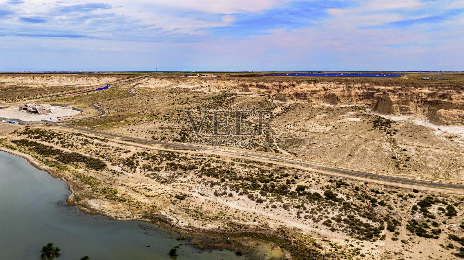 新疆乌伦古湖国家湿地公园景观照片摄影图片