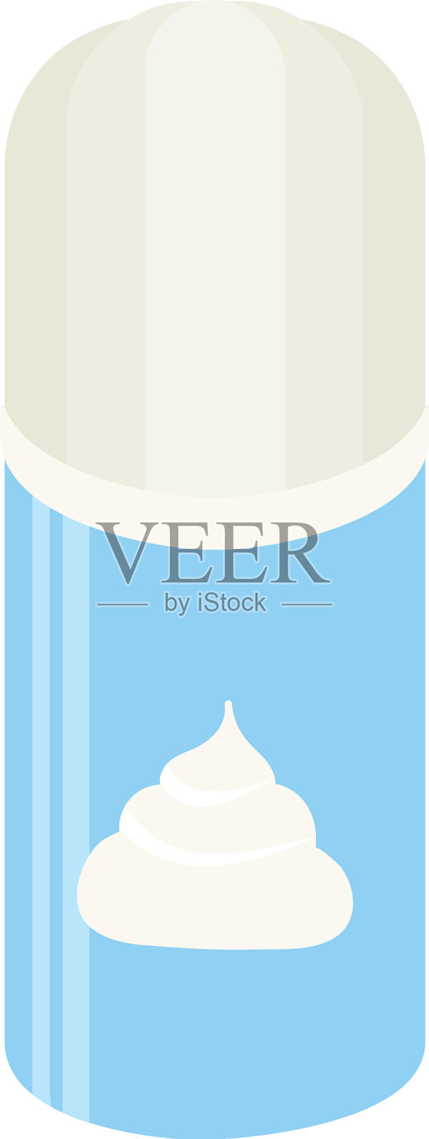 用喷雾器装的生奶油设计元素图片