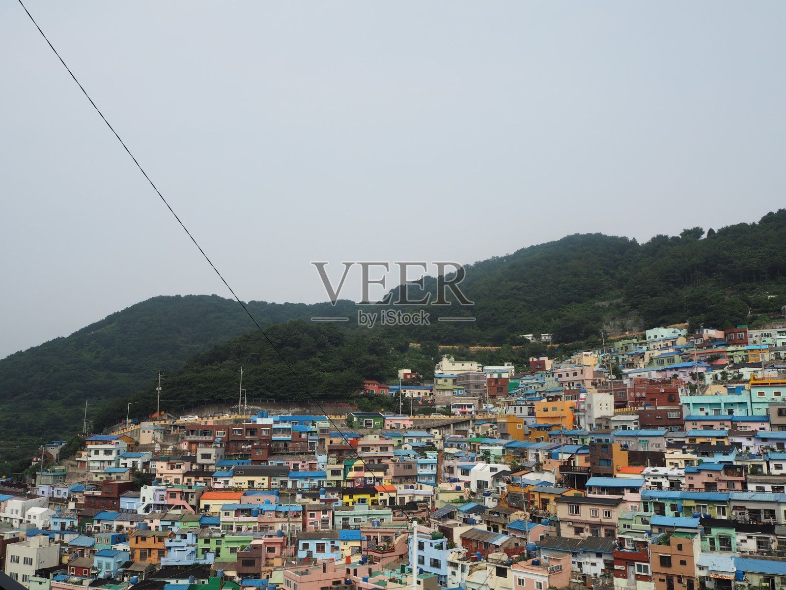 Gamcheon文化村照片摄影图片