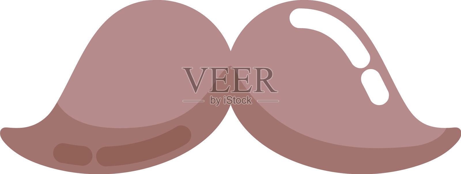 胡子卡通图标设计元素图片