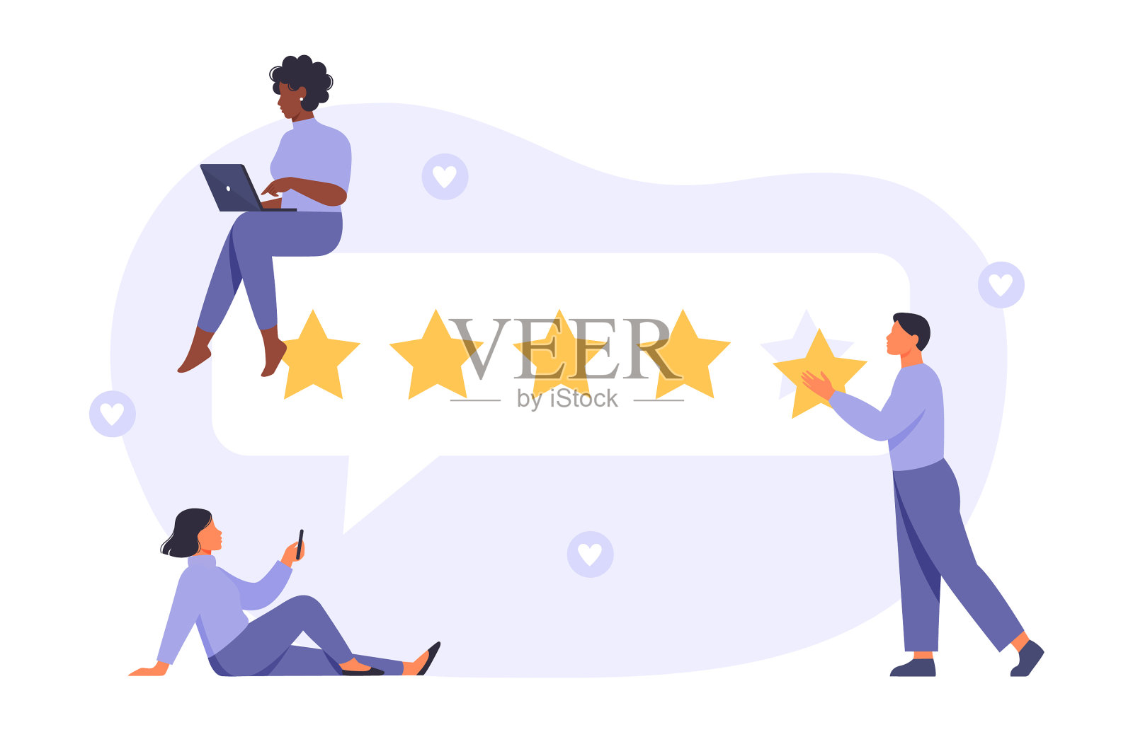 反馈的概念设计元素图片