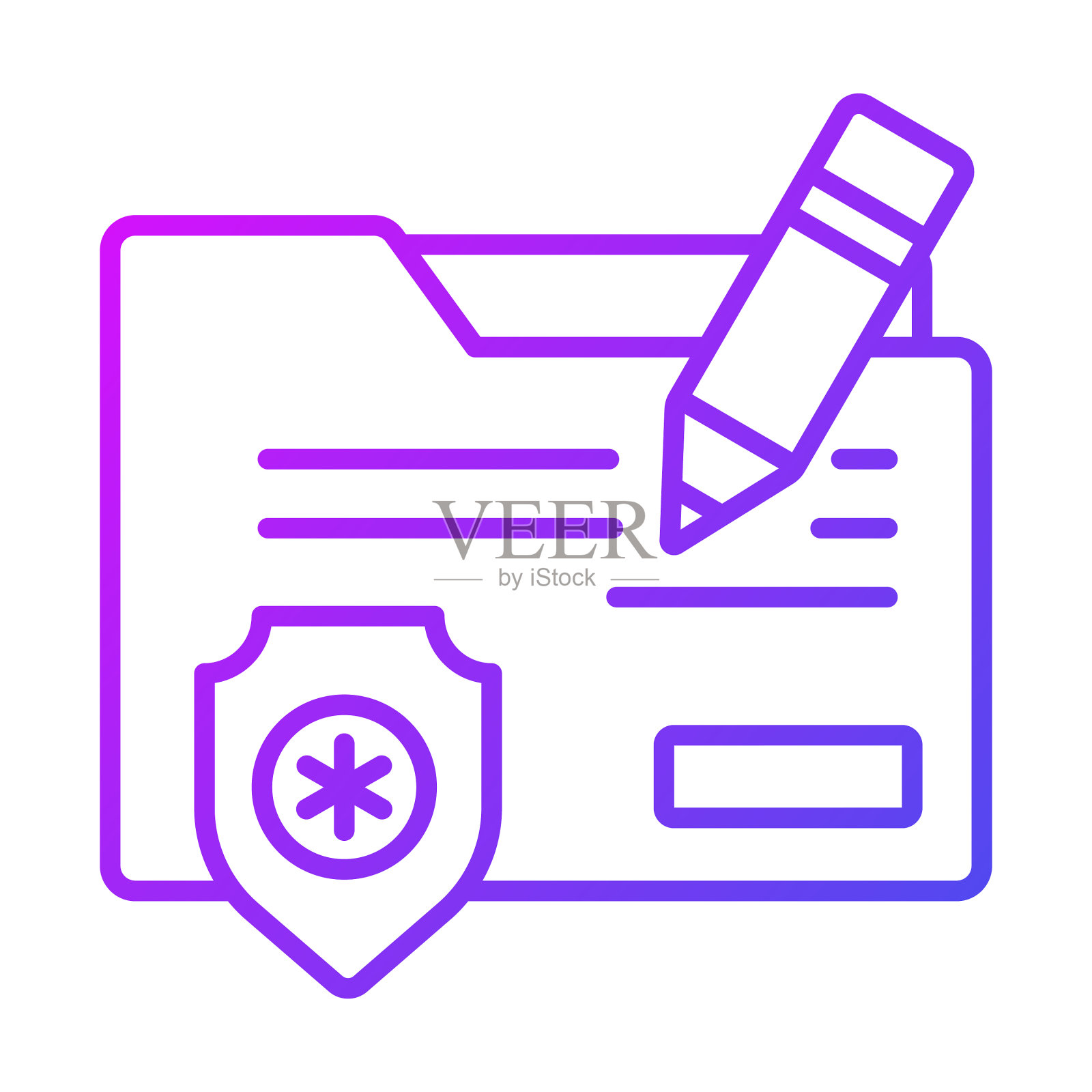 医学史现代概念设计插画图片素材