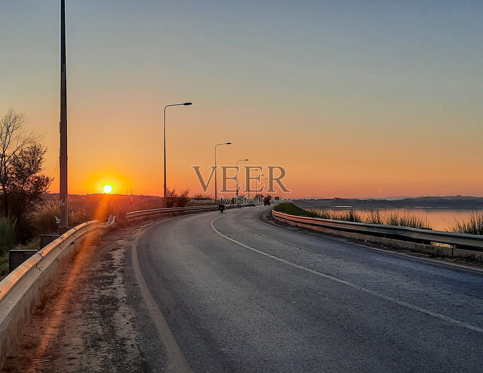 审美日落景色照片摄影图片