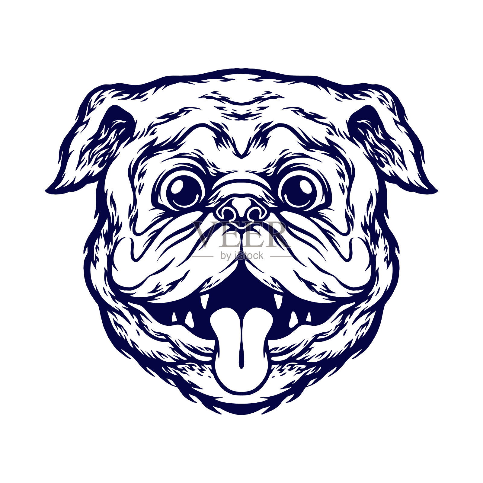 可爱的剪影插画图片素材