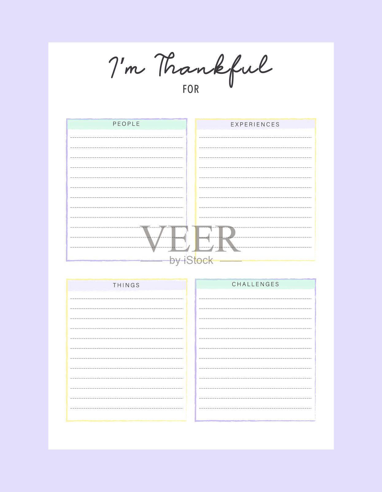 感谢可打印模板设计模板素材