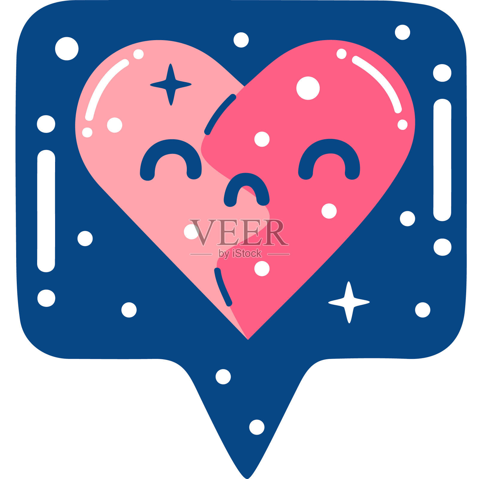 炫目的要领贴纸设置矢量插图插画图片素材